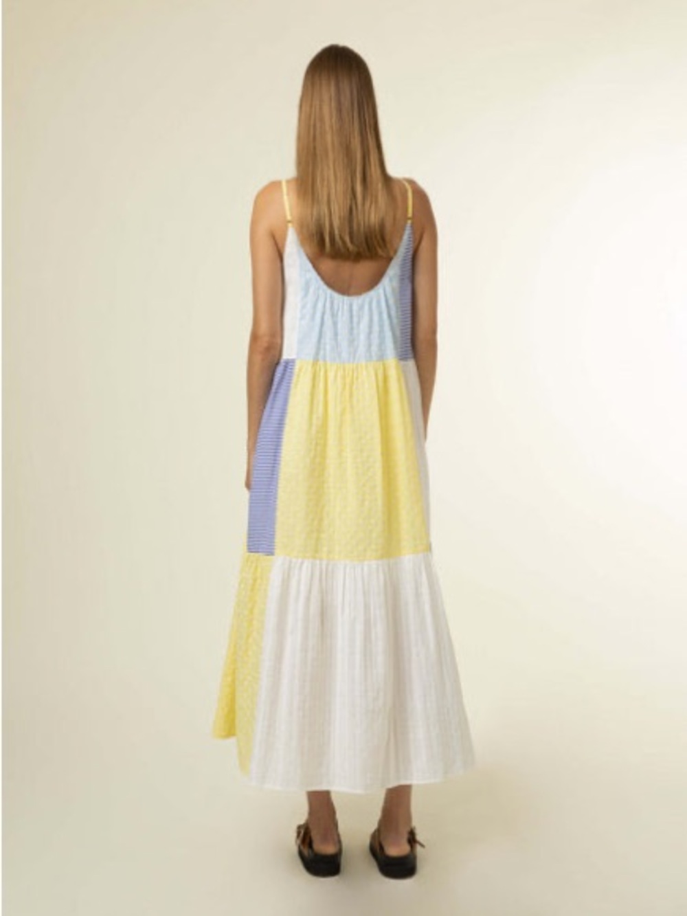FRNCH Sacha Patchwork Maxi Dress - Picture 2 of 7